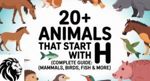 20+ Animals That Start With H (Complete Guide: Mammals, Birds, Fish & More)
