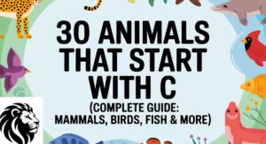 30 Animals That Start With C (Complete Guide: Mammals, Birds, Fish & More)