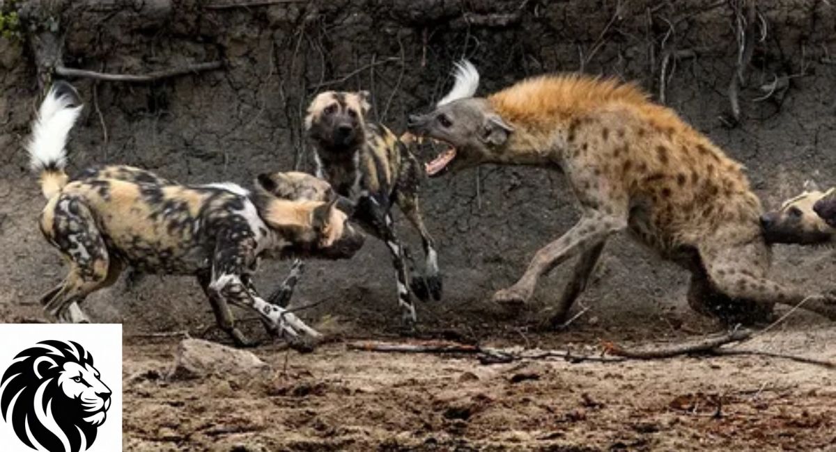 African Wild Dog vs Hyena