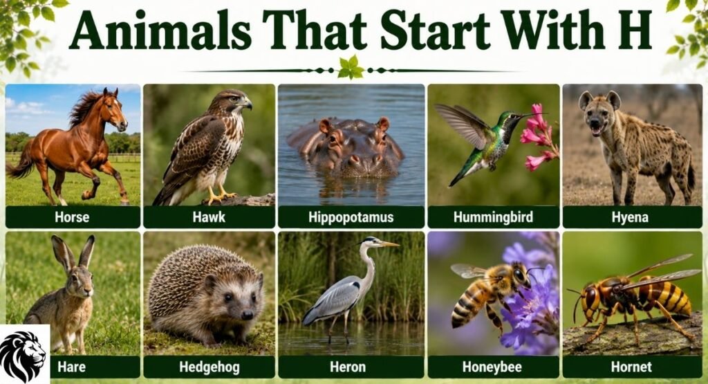 Animals That Start With H