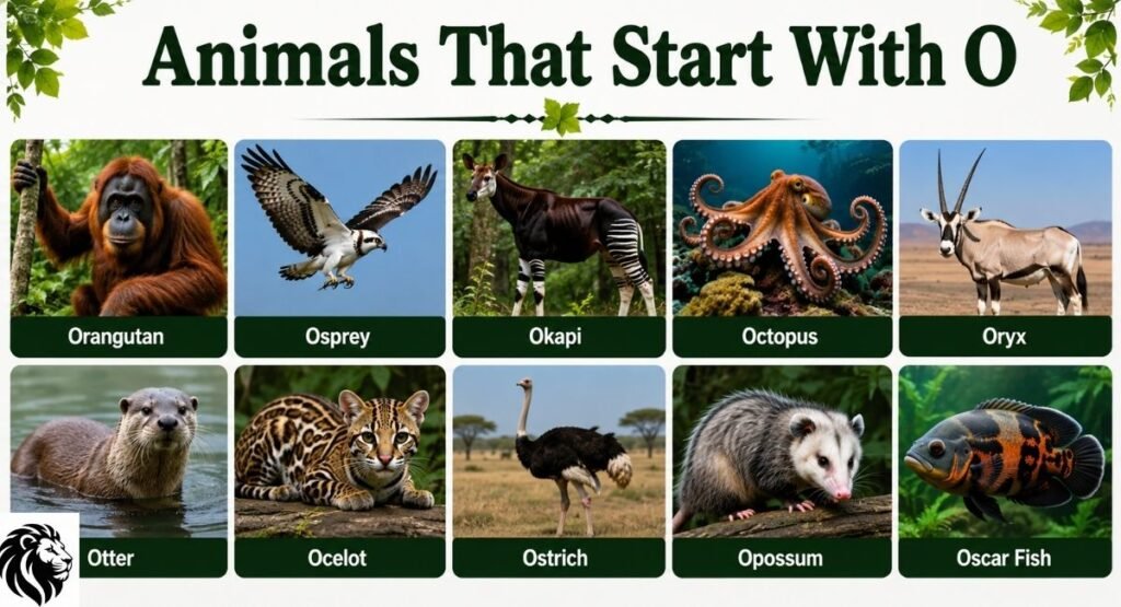 Animals That Start With O