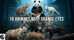 15 Animals With Orange Eyes: Big-Eyed, Black & White Seen at Night